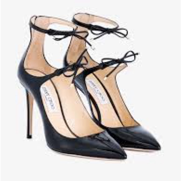 Jimmy Choo “Sage” double ankle strap patent leather pump 37.5 - Picture 3 of 15